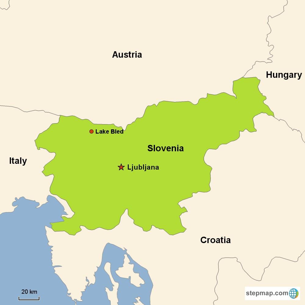 வரைபடம் ljubljana ஸ்லோவேனியா
